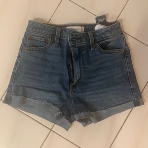 Abercrombie high rise shorts